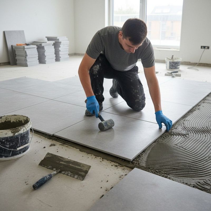 Restroom Floor Replacement in Frederick, MD