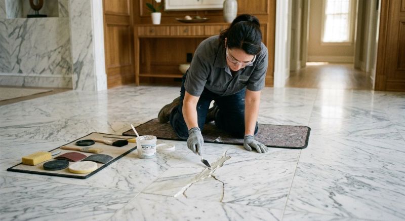 Terrazzo Tile Repair in Olathe, KS